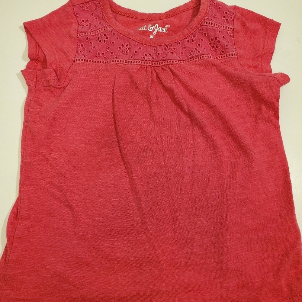 Cat & Jack Pink Girls Top